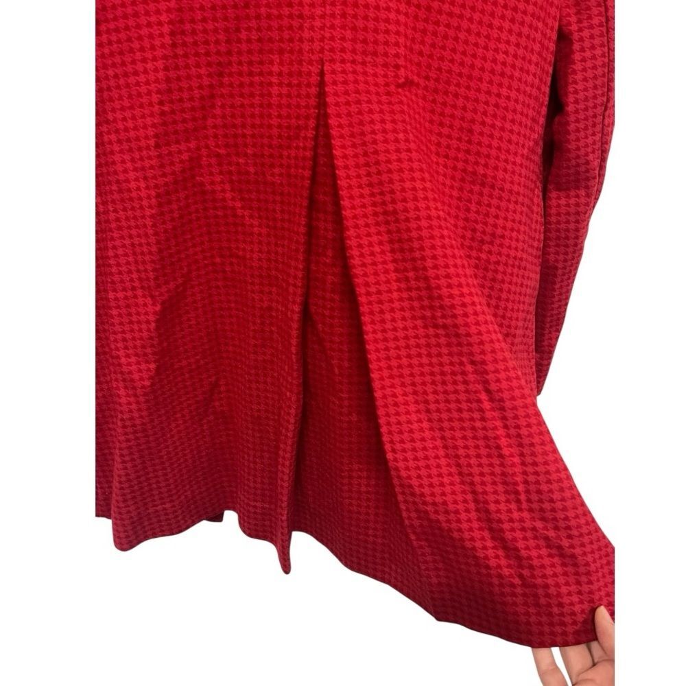 Cabi | Red Square Houndstooth One Button Celebrat… - image 6
